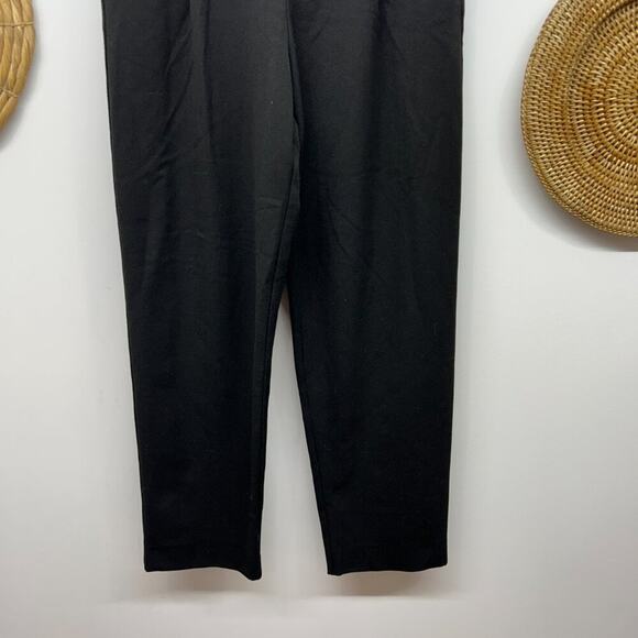 Zara Neutral Minimalist Black Trousers Dress Pants XS - Picture 4 of 6